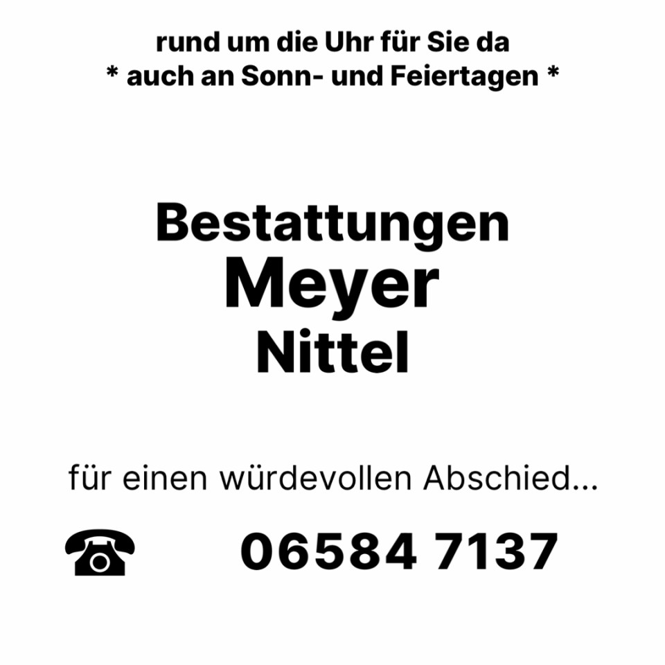Bestatter in Nittel